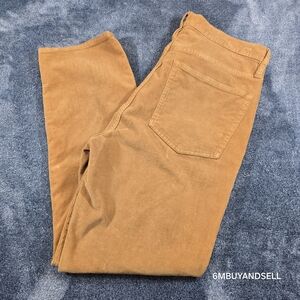 Men's‎ Corduroy Khaki Denim Pants 31x28 Brown Straight Leg Western Workwear